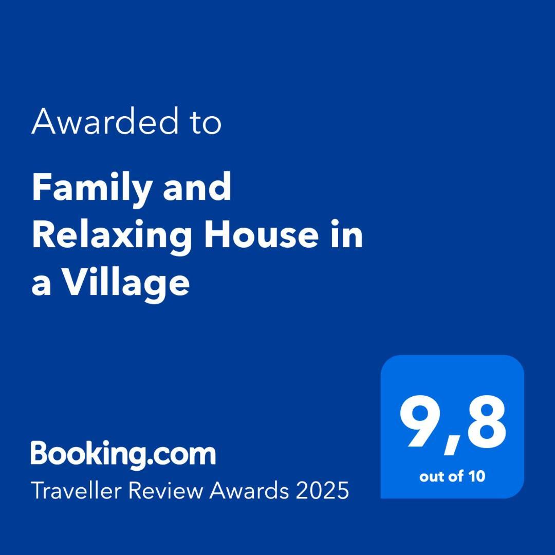 Family And Relaxing House In A Village Rodotopi Buitenkant foto